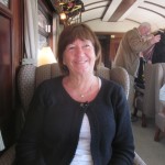 Christine  looking very very pleased with herself