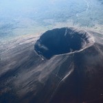 The crater that caused all the damage from the air