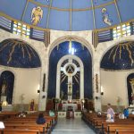 Inside the cathedral with unusual dome