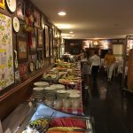 Salads, cold meats, soups, desserts, amazing spread