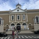 Outside the museum