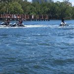 Lots of jet ski’s on the waterways