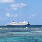 At anchor the Queen Victoria 