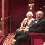 Eileen and Dave with us at the theatre