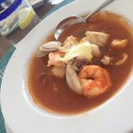Fish soup, scrummy