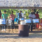 Steel band keeping up entertained