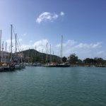 Leaving Jolly Harbour