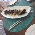 Beetroot and goats cheese