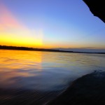 Sunset on River Napo