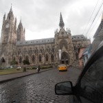 One of the many churches in Quito