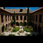 Courtyard of hotel