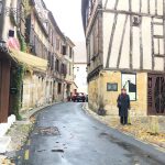 One of the tiny streets in Bergerac